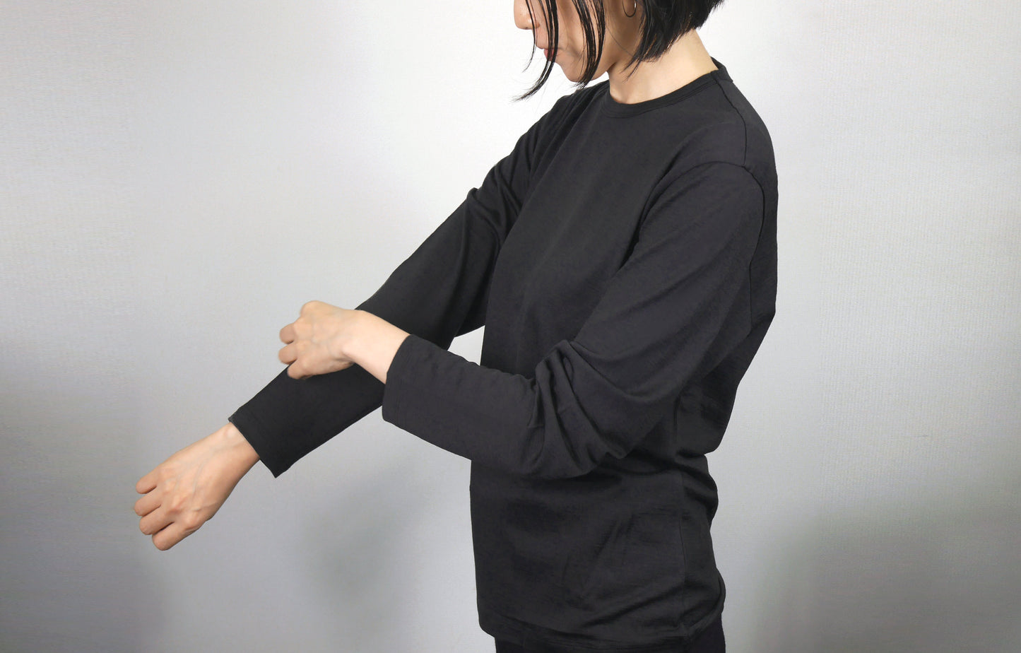 Unisex Merino wool long sleeve T-shirt