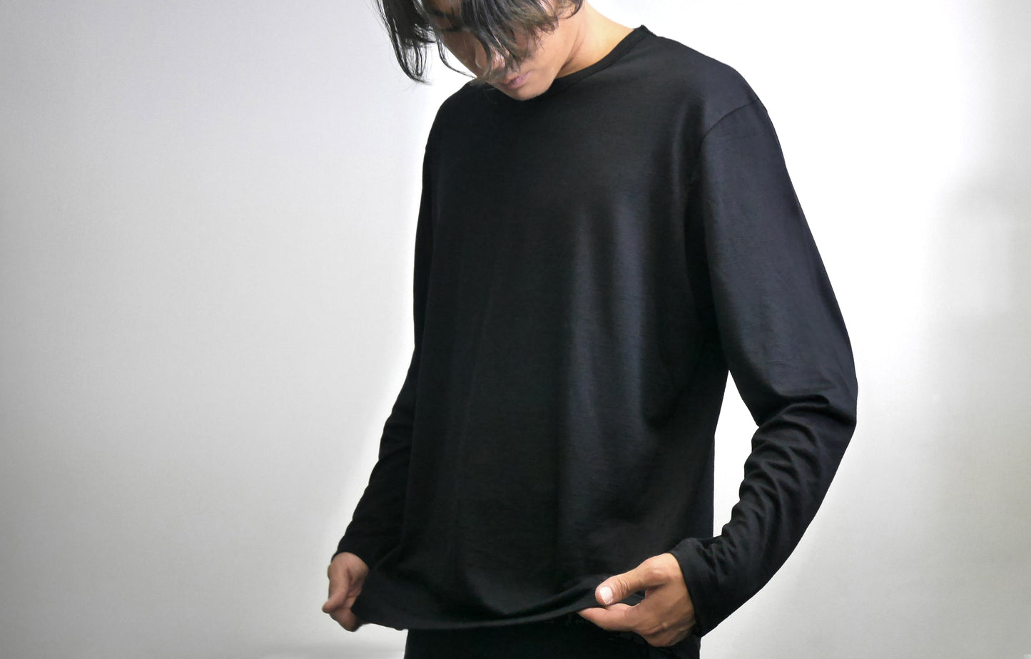 Unisex Merino wool long sleeve T-shirt